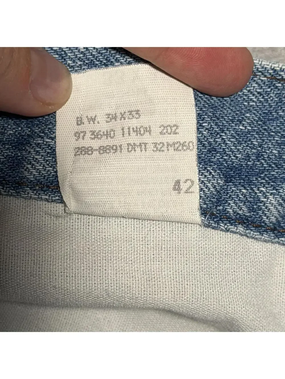 Vintage 90s Lee Light Wash Denim Jeans Size 33x32